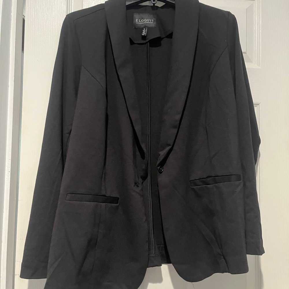 Eloquii Classic Black Jacket